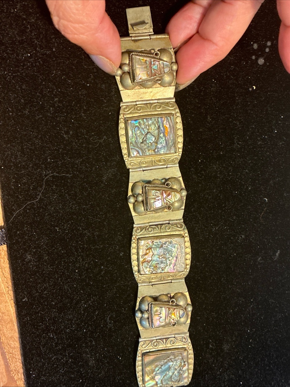 taxco cuff bracelet - Picture 5 of 8